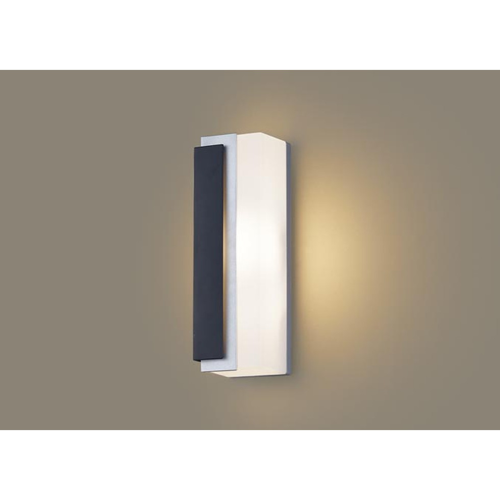 パナソニック[LGW80441LE1]エクステリア　壁直付型　LED（電球色）　ポーチライト　拡散タイプ　防雨型　白熱電球40形1灯器具相当　エクステリア