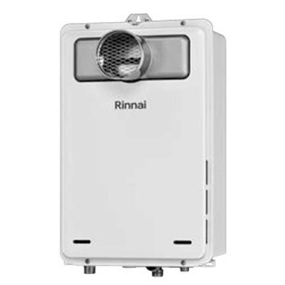 リンナイ Rinnai[RUX-A1615T(A)-E]屁っ放り給湯器１６号 給湯専用 壁掛・ＰＳ扉内打ち立てる