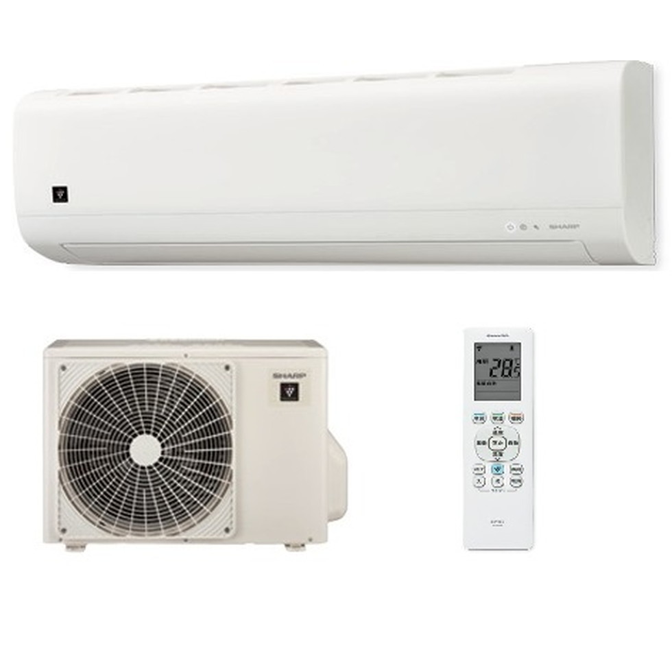 SHARP[AC40TFC]ルームエアコン　プラズマクラスター付　室内機・室外機・リモコンセット　ＦＣシリーズ　１４畳用｜住設ＴＯＷＮ