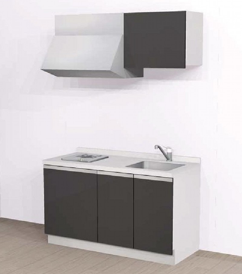 楽天市場 ハウステック ミニキッチン 間口 165センチ 収納 スライド 天板 ステンレス キャビネットのみ W1650 幅165センチ 送料無料 キッチン 豊富な扉カラー26色 おしゃれ システムキッチン コンパクトキッチン 沖縄 北海道 離島はご注文不可 住テック