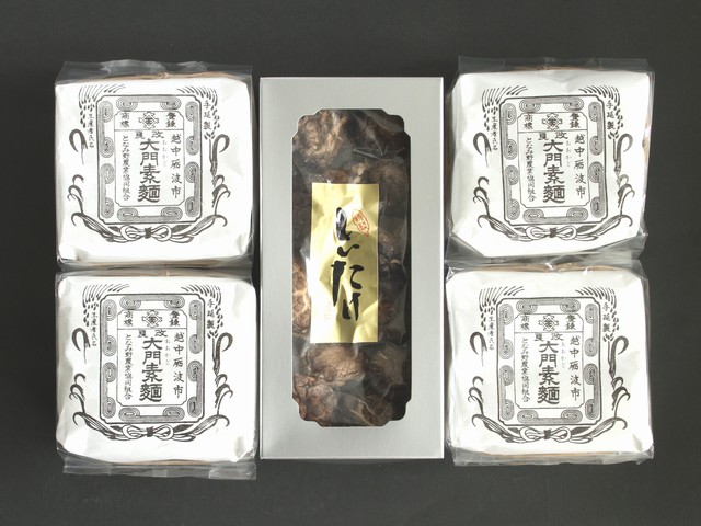 〔金沢　味の十字屋〕 大門素麺・能登しいたけ詰合せ