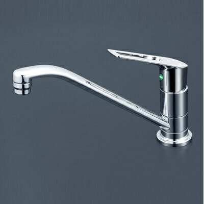 楽天市場】KVK台付2穴シングルレバーシングル混合栓KM5081