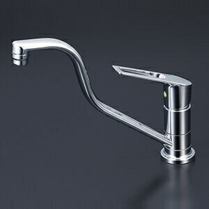 楽天市場】KVK 取付穴兼用型 シングル混合栓 分岐止水栓付 取付穴