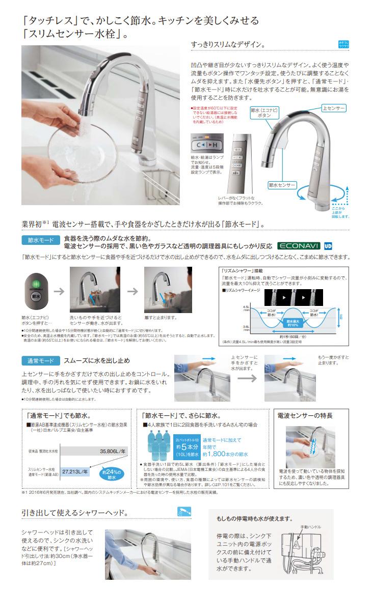 Panasonic スリムセンサー水栓 タッチレス QS01FPSWTEA smcint.com