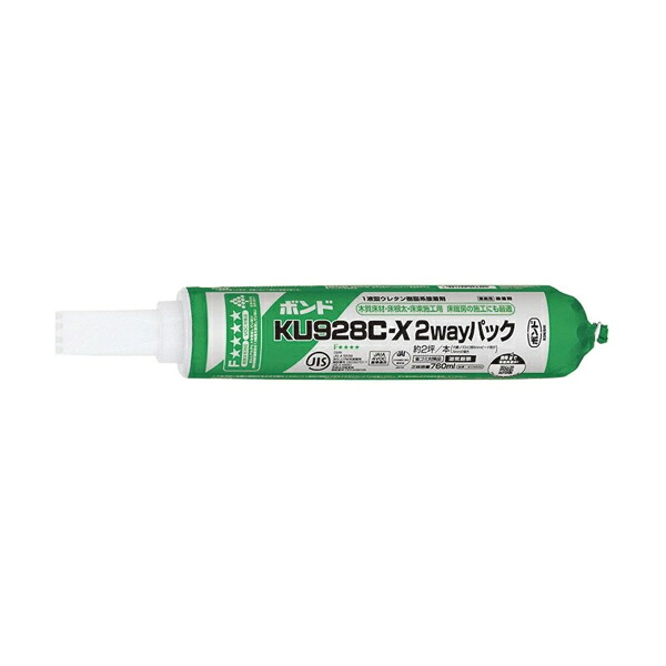 コニシ 1液型ウレタン樹脂系接着剤 760ml 12本入 KU928C-X2WAY