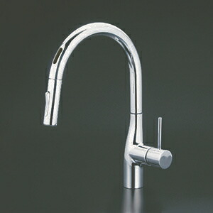 楽天市場】KVK シングルシャワー付混合栓 センサー付 ACタイプ 撥水膜