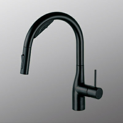 KVK ビルトイン浄水器用シングルシャワー付混合栓 Wセンサー付 AC100Vタイプ 浄水カートリッジセット付 マットブラック KM6092SCECM5|住建本舗