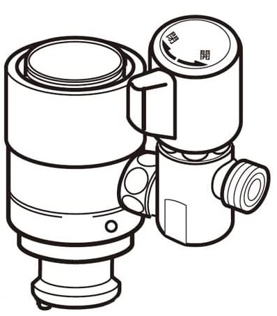 ナニワ製作所 NSP-SXR8 AuADセット シングル分岐水栓 食洗器専用部材 食洗機用分岐水栓 ナニワ製作所 NSP-SXP8 AuADセット付き - メルカリ