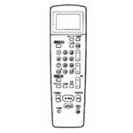 【定形外郵便発送】 シャープ ビデオデッキ用 リモコン（003 638 1109）