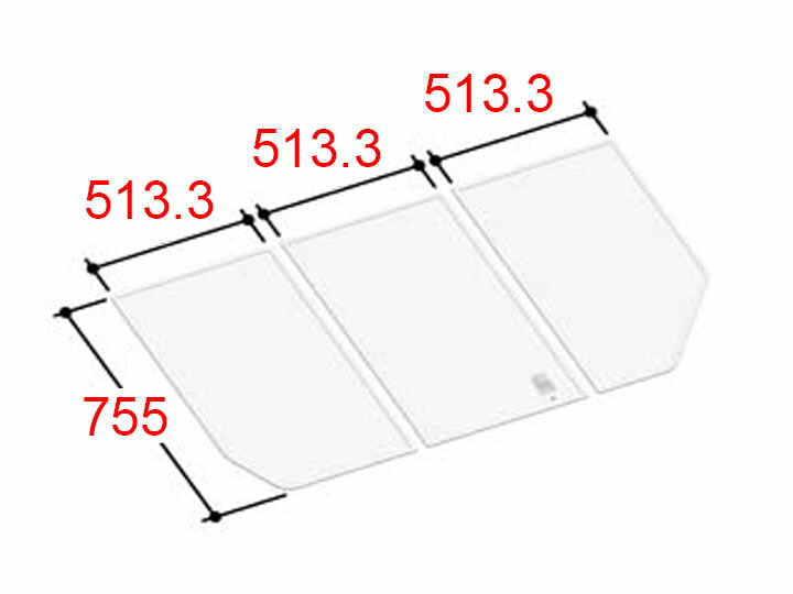 楽天市場】≪LIXIL YFK-1687CL-D≫ INAX 風呂ふた 3枚組み 組フタ