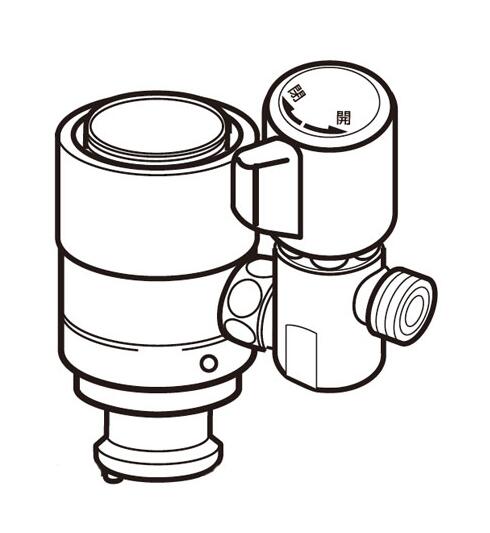 楽天市場】ナニワ製作所 NSP-SXP9+AuADセット シングル分岐水栓
