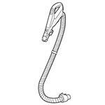 シャープ 掃除機用 ホース＜ゴールド系＞（217 360 0156）｜住器プラザ