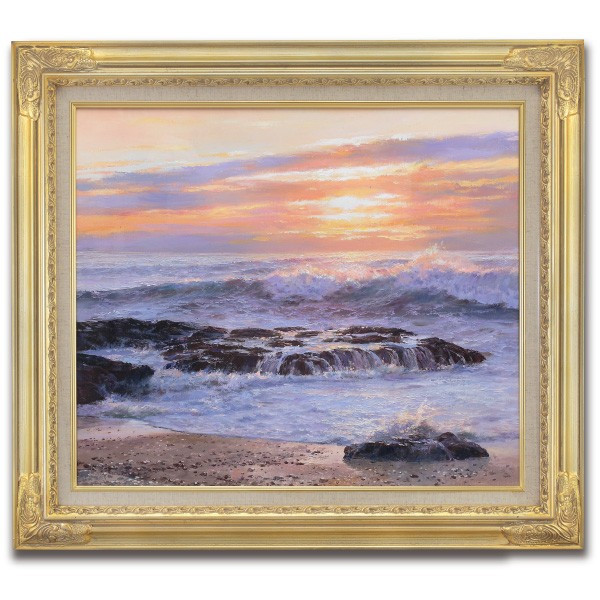 楽天市場】肉筆油彩画 上高地梓川 F6号 美術品 レプリカ : 光