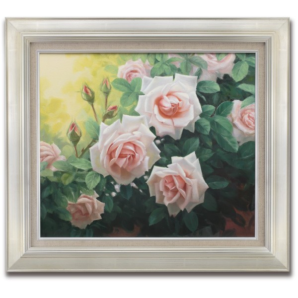 ◇ 高木聡子 『 薔薇（F6号） 』 油絵