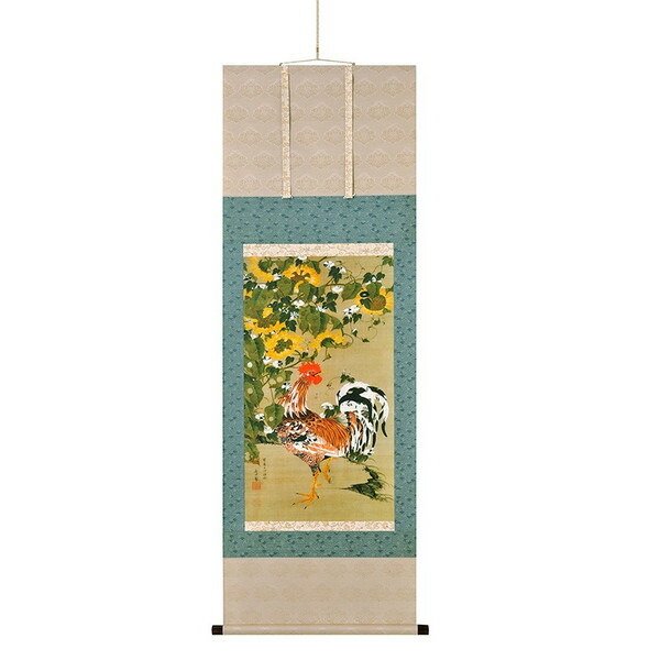 中国美術 掛軸 清代 関槐「上塞錦林図」工芸複製品 タトー箱付 中国美術 掛軸 清代 関槐「上塞錦林図」工芸複製品 タトー箱付