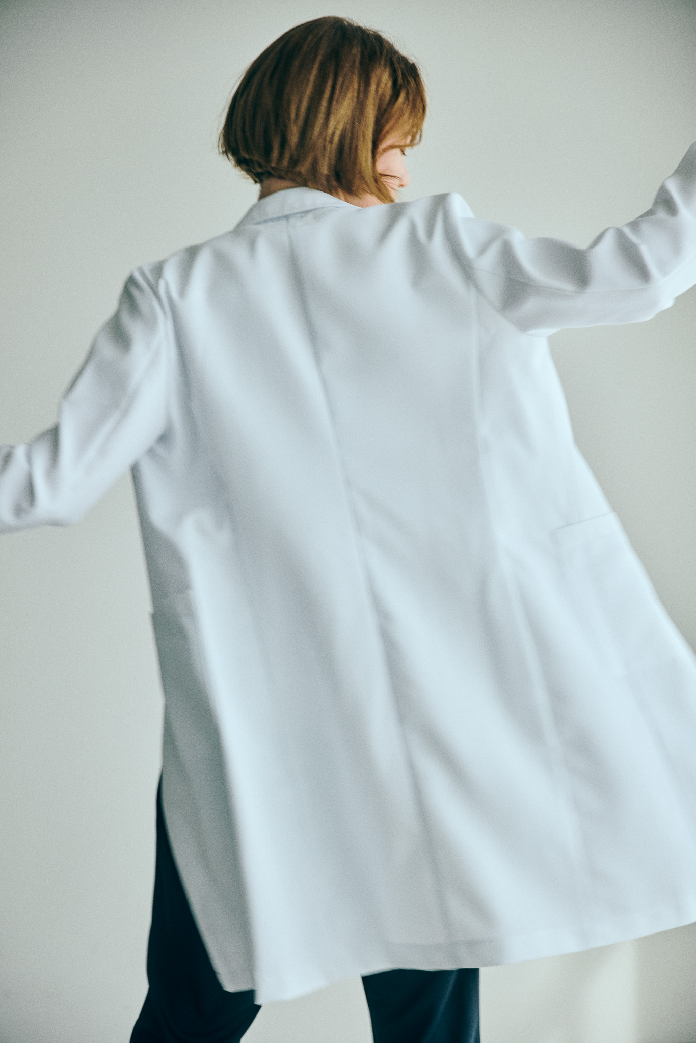 【公式】JILLSTUART MEDICAL ジルスチュアート ドクターコート ダイアゴナル 66-296101(JS2205)|CLIM代官山メディカルユニフォーム