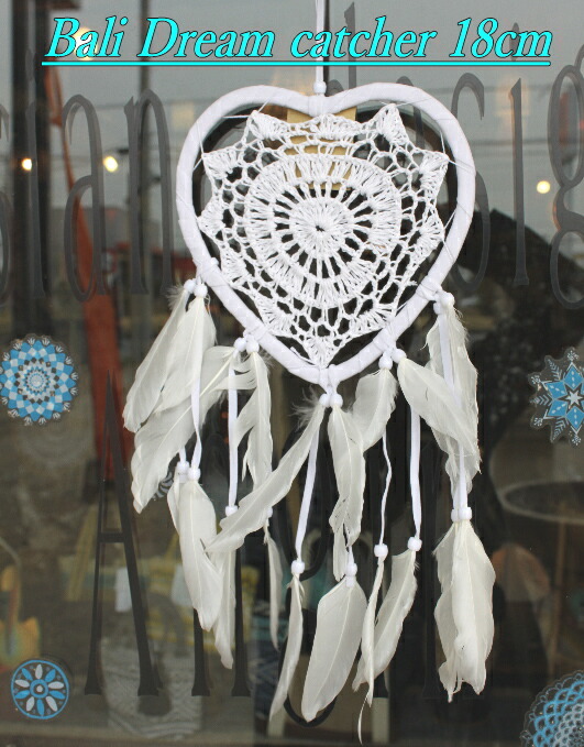 楽天市場】アジアン雑貨 バリ ドリームキャッチャー ホワイト 白
