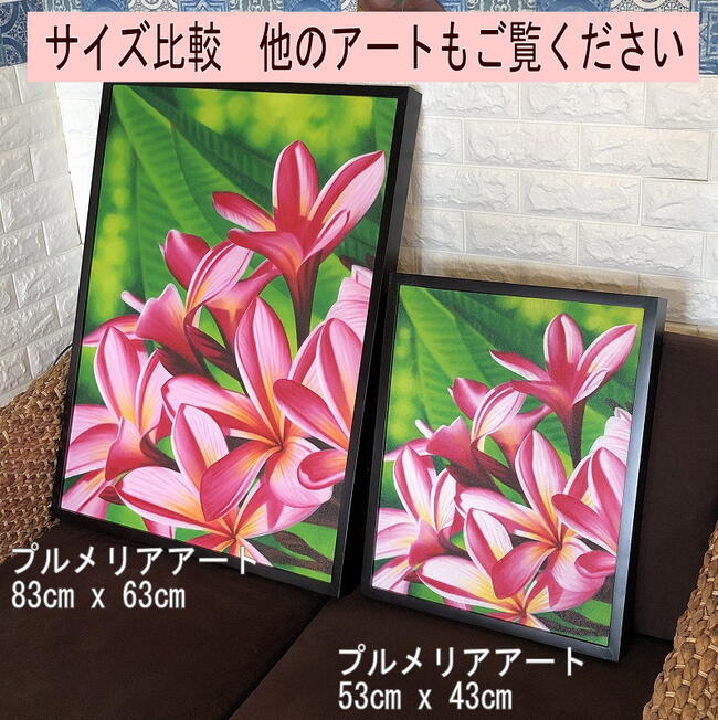 送料無料 バリ 絵画 バリ絵画 バリ美術 バリ雑貨 家具 アジアン家具 アジアン浮彫り 模様 プルメリア アート木製骨組 ハワイアン サーファーズメゾン 建場 プルメリアアート 薔薇色 53cm X 43cm X 4 5cm Cannes Encheres Com