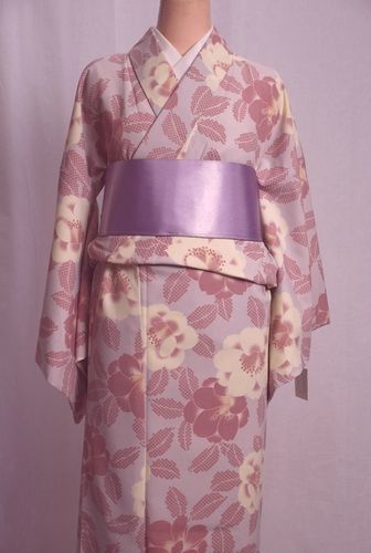 【染難あり】ひさかたろまんの洗えるお召しもの  Ｌ大きさ 日本製
