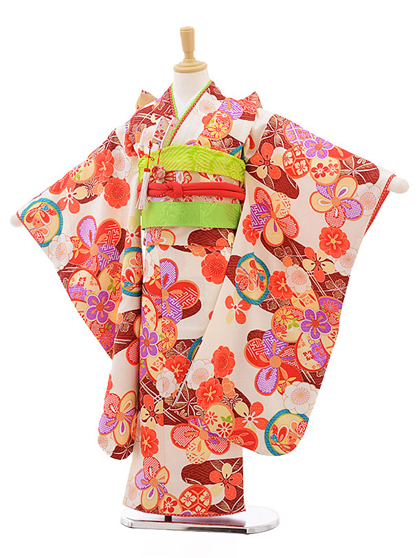 七五三 着物 レンタル 7歳 四つ身セット 320119 Mezzo Pianoメゾピアノ