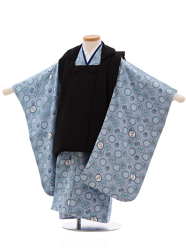 楽天市場 七五三 着物 3歳 男の子 被布 レンタル 男児 七五三 着物 七五三レンタル 2356 正絹 黒 ブルーグレー地 令和 3歳 3才 3歳 男の子 男児 着物 子供 きもの被布セット お正月 和装 お祝い 男の子 被布コート 新品足袋プレゼント 往復送料無料 レンタル 京都