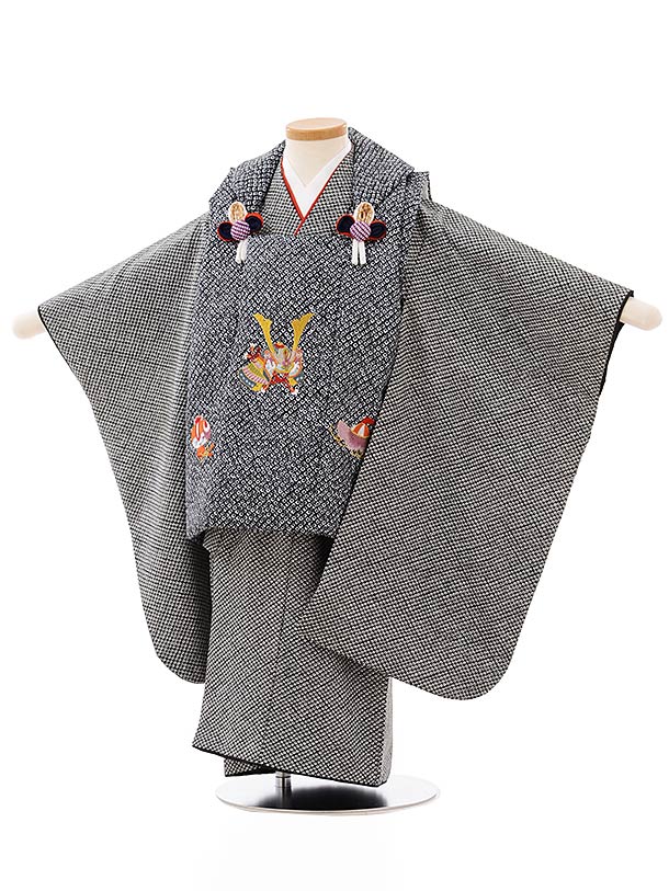 総絞り被布セット♡七五三　3歳　男の子　一式　鷹　黒系　正絹 楽天市場】被布 レンタル 男児 七五三 被布 着物 レンタル