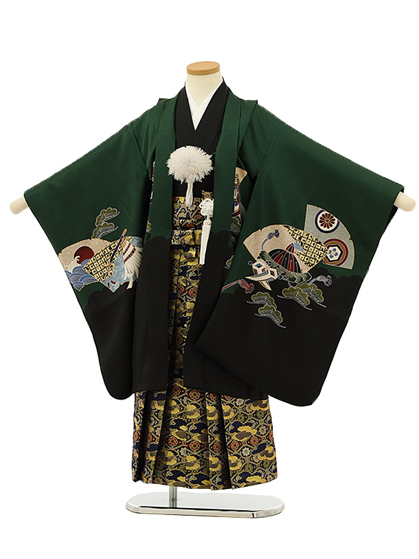 七五三 袴 着物　男の子　キッズ　5歳　鷹　松 七五三 袴 着物 男の子 キッズ 5歳 鷹 松