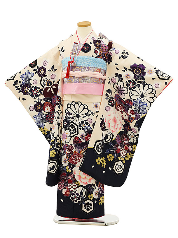 楽天市場】753 七五三 着物 7歳 フルセット 女の子 レンタル 7638