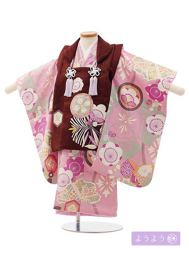 楽天市場】七五三 着物 3歳 レンタル 七五三 3歳 被布 セット O102