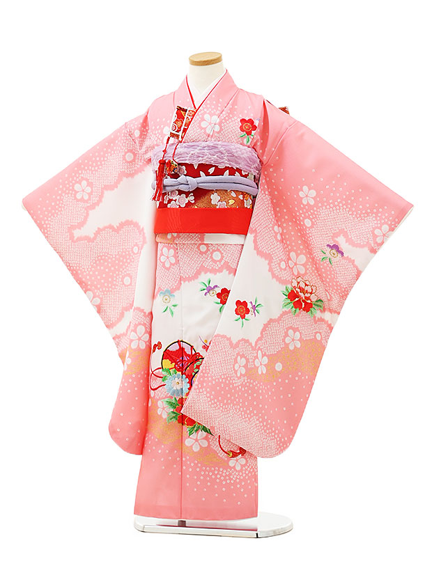 JAPAN STYLE 七五三 着物 セット ピンク 楽天市場】七五三 着物 7歳 フルセット レンタル 女の子 Y040