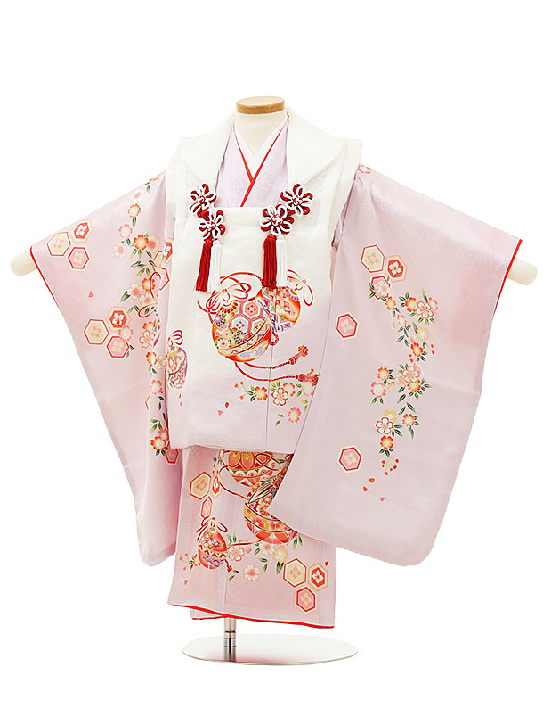 楽天市場】七五三 着物 3歳 レンタル 七五三 3歳 被布 セット 4543