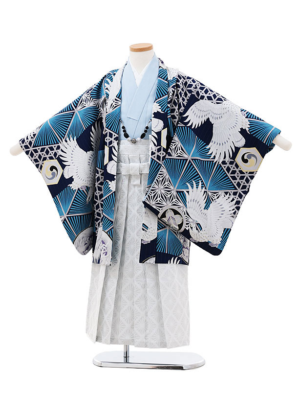 七五三賃借 お坊っちゃん X227JAPANSTYLE紺薄墨色組子紋様鷹x白 ブランド名 お召しもの 5歳 お坊っちゃん 賃借 袴仕掛ける お坊っちゃん 753 5歳お坊っちゃん フルセット お子さん きもの賃借 七五三賃借 羽織 お正月 和装 儀式用 新品足袋差し上げ物 往復貨物輸送無料【賃借】