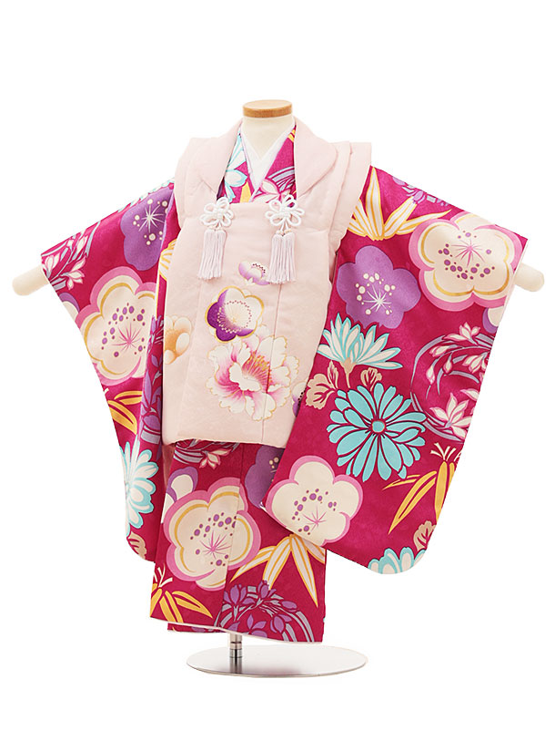 楽天市場】七五三 着物 3歳 レンタル 七五三 3歳 被布 セット 4438