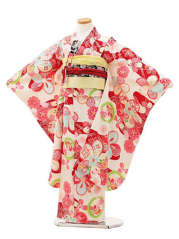 楽天市場】七五三レンタル(7歳女児結び帯) 7937薄ピンクぼかしねじり梅