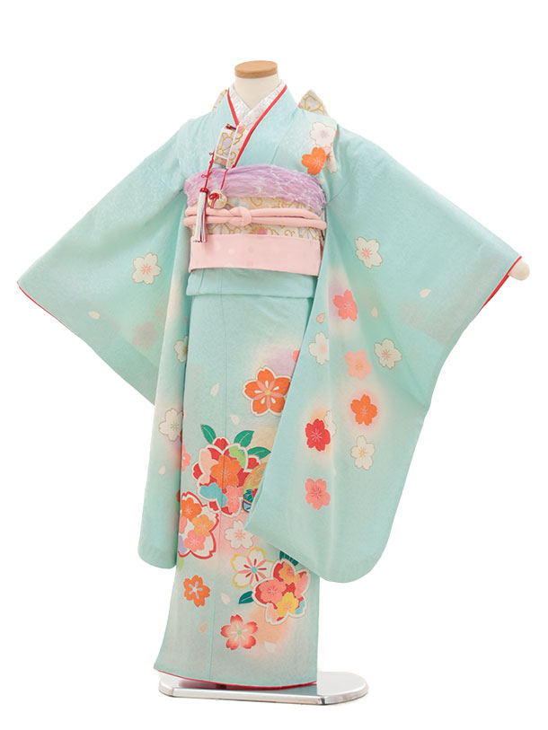 絞り風☆七五三 7歳 フルセット 七五三 7歳 フルセット 絞り風 ブラック レッド ピンク ゴールド