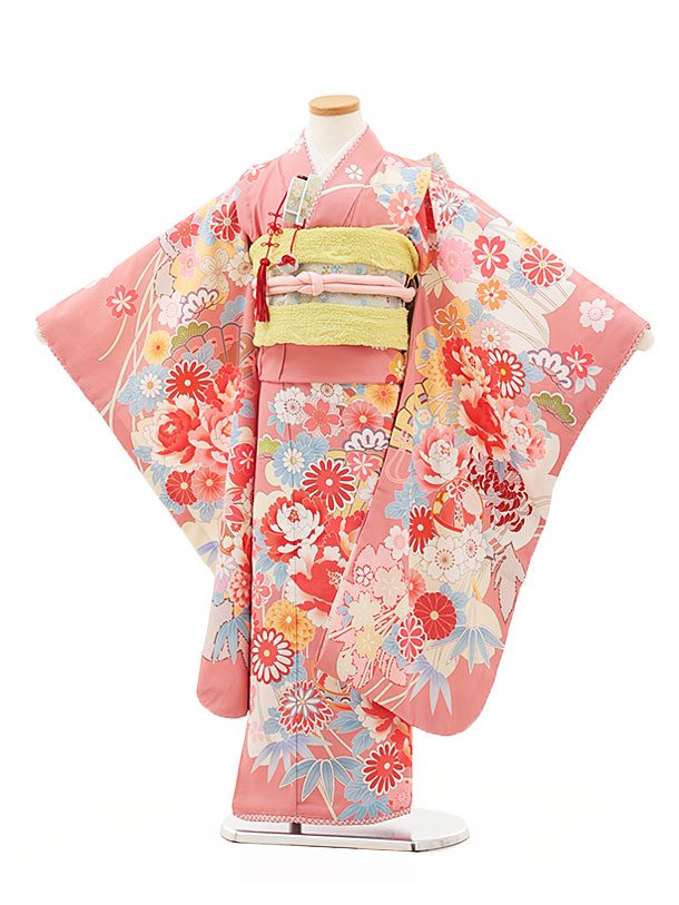 楽天市場】七五三 着物 7歳 フルセット レンタル 女の子 y287 華