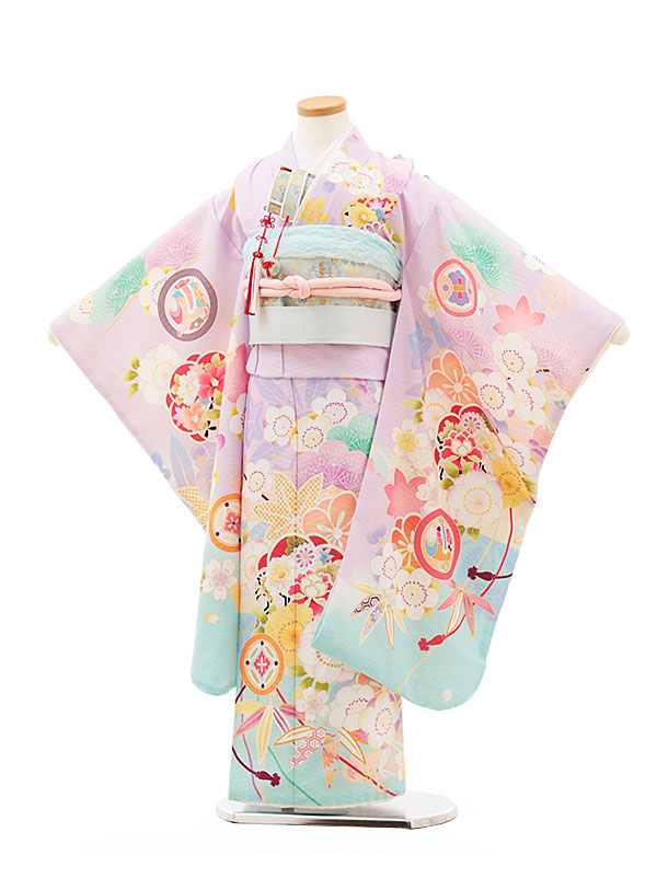 七五三 七歳 女児 豪華絢爛 着物 フルセット NO26291 七五三 七歳 女児 豪華絢爛 着物 フルセット NO26291 小さめ 女の子 7