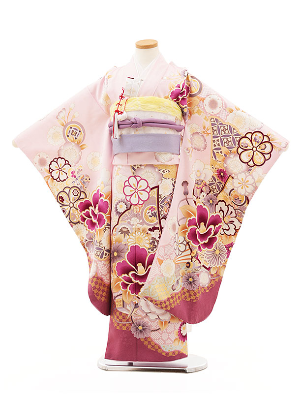 楽天市場】七五三 着物 7歳 フルセット レンタル 女の子 結び帯 Y331