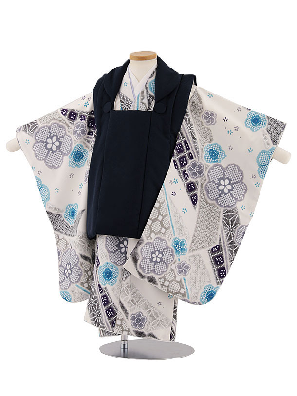 七五三 三歳 男児 被布 着物 41 珍しい 男の子被布セット 07⑥ 七五三