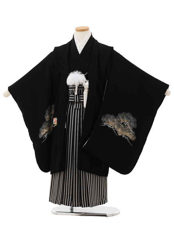 七五三用 黒の和装 楽天市場】【レンタル】5歳 七五三 男の子 羽織袴セット レンタル 宝船