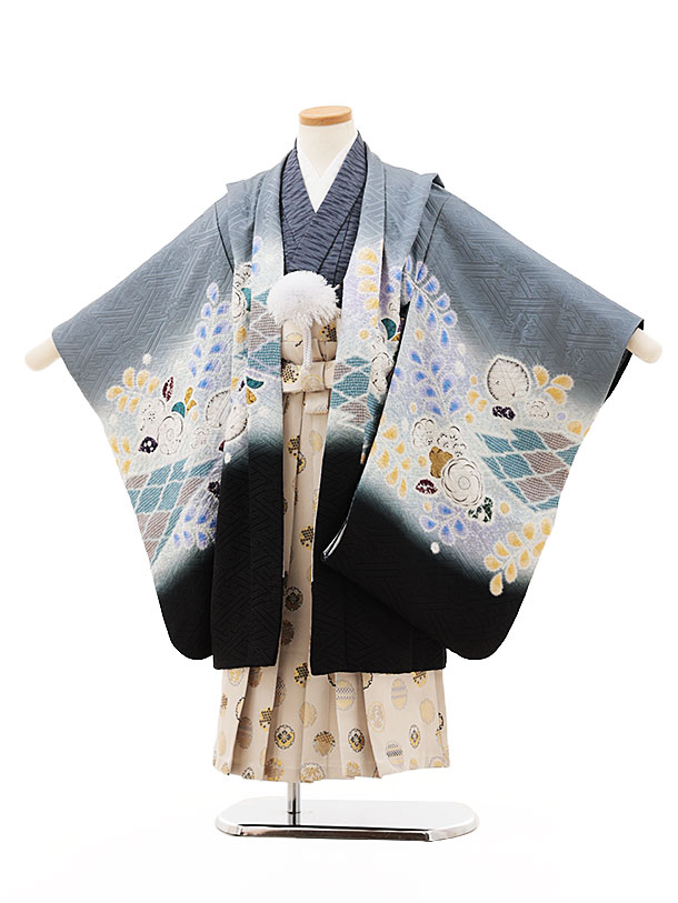 楽天市場】七五三レンタル 男の子 X493【正絹】グリーン地 吉祥文様鷹