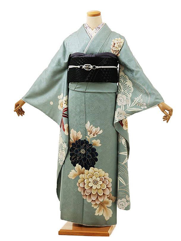 ≪美品≫正絹 振袖9点フルセット【575】【150cm~160cmの方用】 振袖の