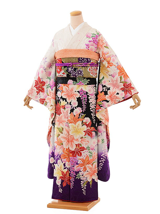 楽天市場】【受注品】〔成人式 振袖〕振袖レンタル01017森 英恵