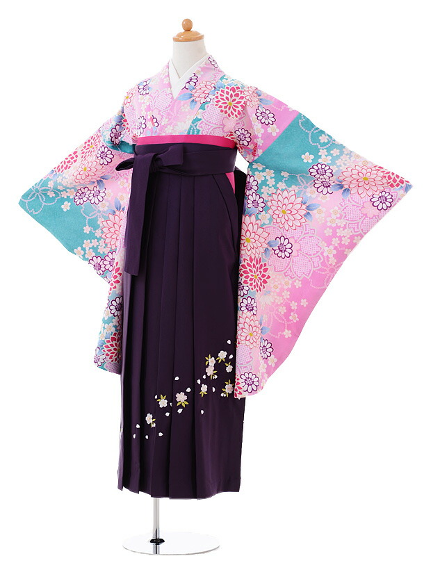 楽天市場】【レンタル】小学生卒業式袴レンタル（女の子）9660水色