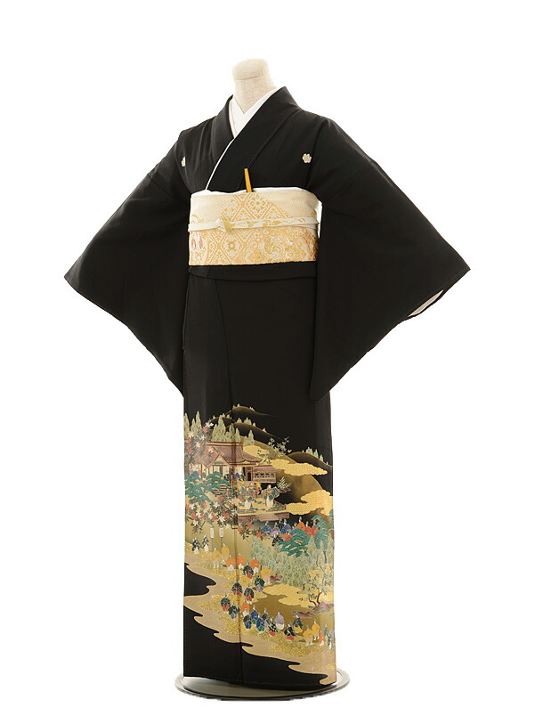 黒留袖　着物のみ　 最終お値下げ価格です。 楽天市場】留袖 レンタル〔黒留袖 レンタル〕レンタル留袖6085