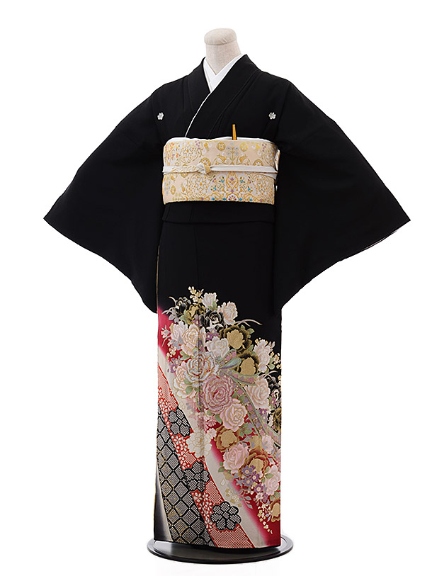 楽天市場】黒留袖 レンタル おすすめ 正絹 4319 本加賀友禅 土田外男氏