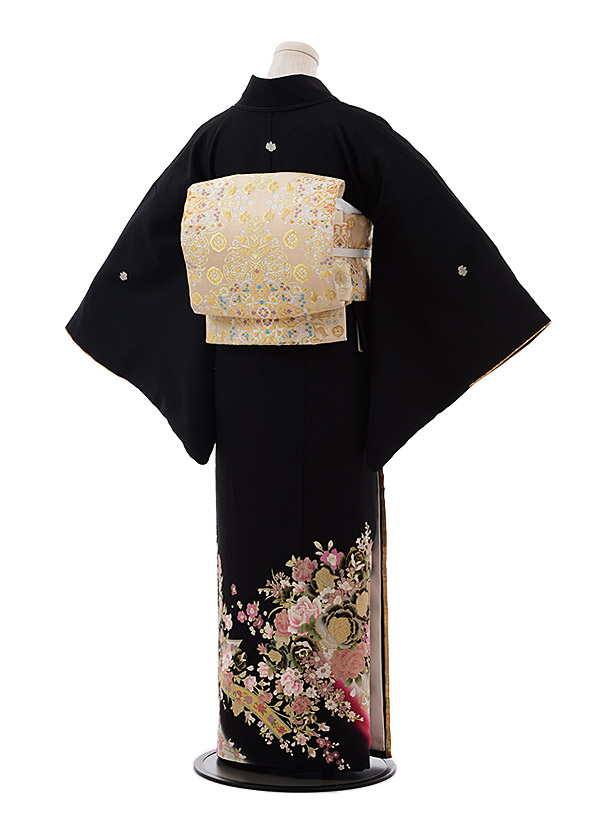 楽天市場 黒留袖 レンタル おすすめ 正絹 3163 ブランド 桂由美 Yumikatsura バラの王室ローズ 女性和服 留袖 留め袖 着物レンタル 結婚式 貸衣装 フルセット 和服 30代 40代 母親 姉 妹 親族 チャペル 人気 往復送料無料 新品足袋プレゼント レンタル 京都かしいしょう