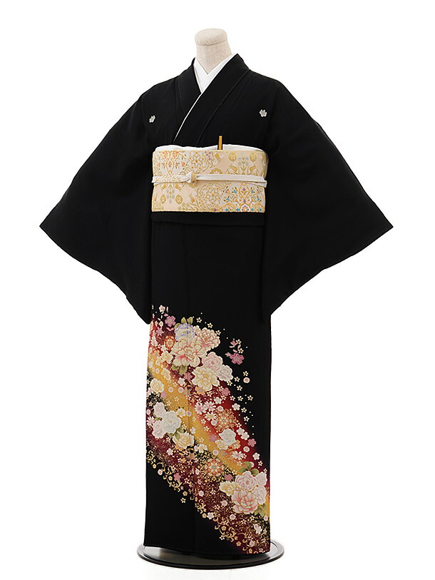 楽天市場 黒留袖 レンタル おすすめ 正絹 3161 ピンクぼかしに祝い柄 女性和服 留袖 留め袖 着物レンタル 結婚式 貸衣装 フルセット 和服 30代 40代 母親 姉 妹 親族 チャペル 人気 往復送料無料 新品足袋プレゼント レンタル 京都かしいしょう