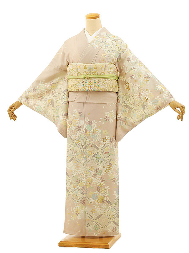 訪問着レンタル tt0915 JAPANSTYLE ピンク 七宝桜(化繊)トール 新品足袋プレゼント 入学式 結婚式 お宮参り 七五三 お茶会 付下げ 往復送料無料 貸衣装【レンタル】｜京都かしいしょう