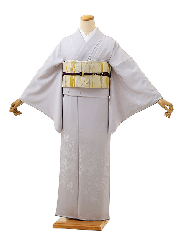 薄紫色 訪問着 正絹　絞り　銀通し 薄紫色 訪問着 正絹 絞り 銀通し 訪問着 レンタル おしゃれ 20点 フル